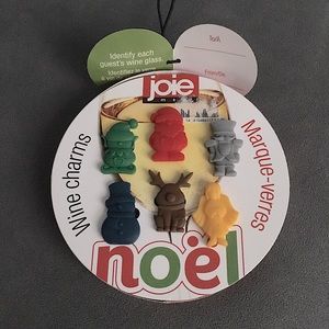 New Christmas wine charms! Gift pack of 6